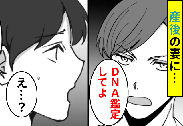 出産直後…夫「俺と似てない！DNA鑑定して？」だが数日後⇒夫の【本当の目的】に気づいて…「ウソでしょ…！？」