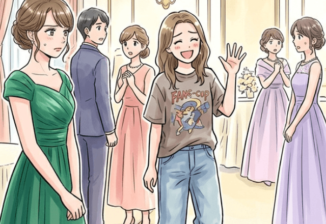 姉の結婚式で…遅刻＆私服で現れた非常識な友人。直後⇒放たれた【とんでもない要求】に一同絶句…！？