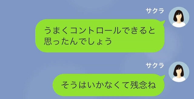 【LINE】夫の浮気相手からLINEがきた！？「私と幸せになるべきなんです」＃10