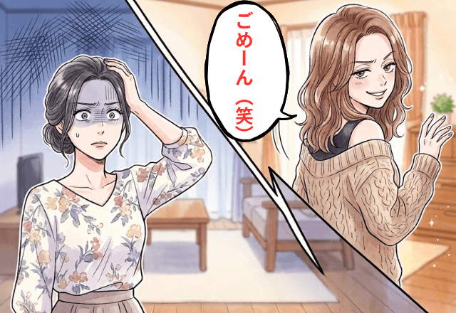 義実家で…義妹「ごめーん（笑）」突然頭に強い衝撃が。振り返った直後⇒【信じられない光景】に絶句…