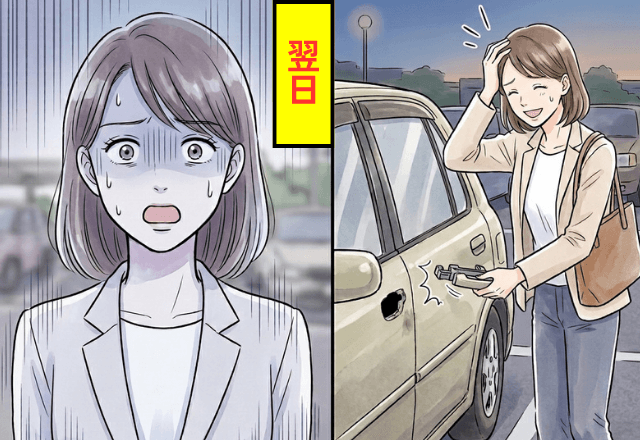 17年乗った車…取っ手破損も「まあいいか」と後回しにした私。翌日⇒車に起きた【目を疑う悲劇】に絶句…