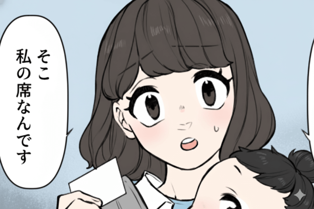 新幹線で…”子連れの席”を奪う女性客！？子連れ「そこ私の席です…」⇒客「え？」直後、客の【行動】に唖然…