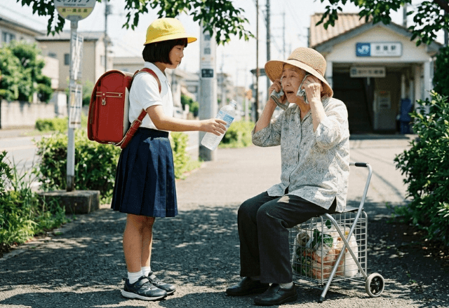 夏の駅前で…「どうぞ」高齢女性に水を差し入れた私。数日後⇒女性の正体と【高級すぎるお礼に】に「え！？」