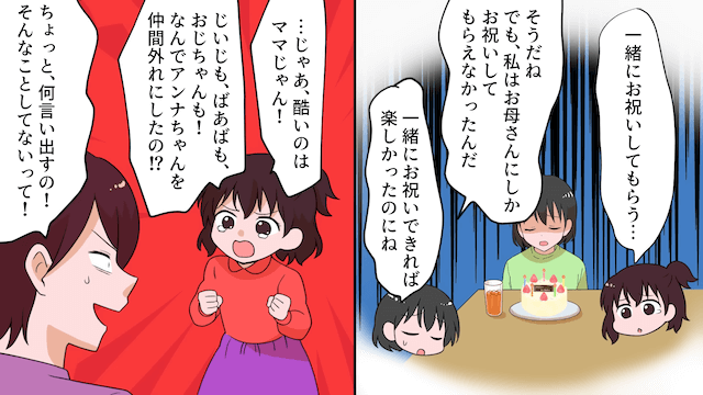 娘より”姪っ子”を優先する夫「姪っ子の誕生日だぞ！今すぐ実家に来い！」⇒娘の誕生日を忘れていたので離婚した結果＃3