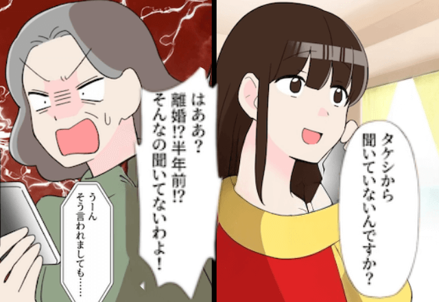 何も知らない義母「夫の面倒見ないとか妻失格（笑）」というので〈離婚済み〉と伝えた結果