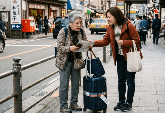 「道が分からなくて」見知らぬ旅行者を案内した私。到着後⇒「よかったら…」まさかの【豪華すぎるお礼】に大歓喜！？