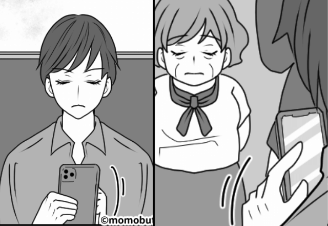 電車で…”妊婦の私”と”高齢者”を無視して【優先席】に座る夫！？しかし次の瞬間⇒乗客の一言で形勢逆転！
