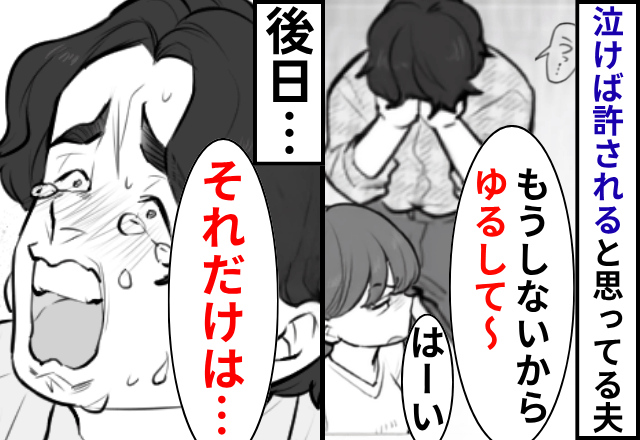 泣けば許されると思っている浮気夫「もうしないから～」私「はーい」後日⇒証拠集めて会社に暴露した結果（笑）