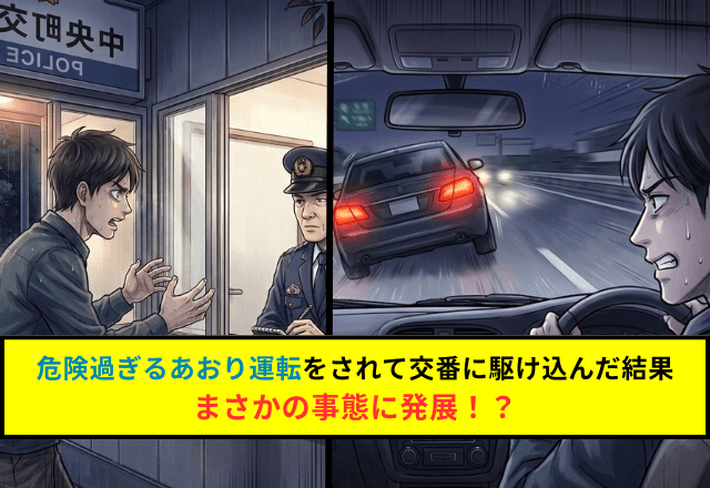 高速道路で…猛スピードの不審車にあおり運転された私。交番に駆け込んだ結果⇒まさかの事態に発展！？