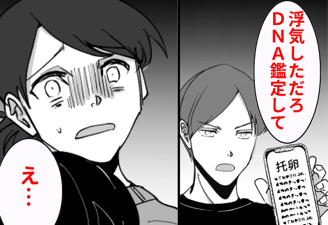 出産後…「俺と似てなくない？“DNA鑑定”して」浮気を疑ってくる夫。しかし後日⇒夫の【本当の目的】に気づき…「まじか…」