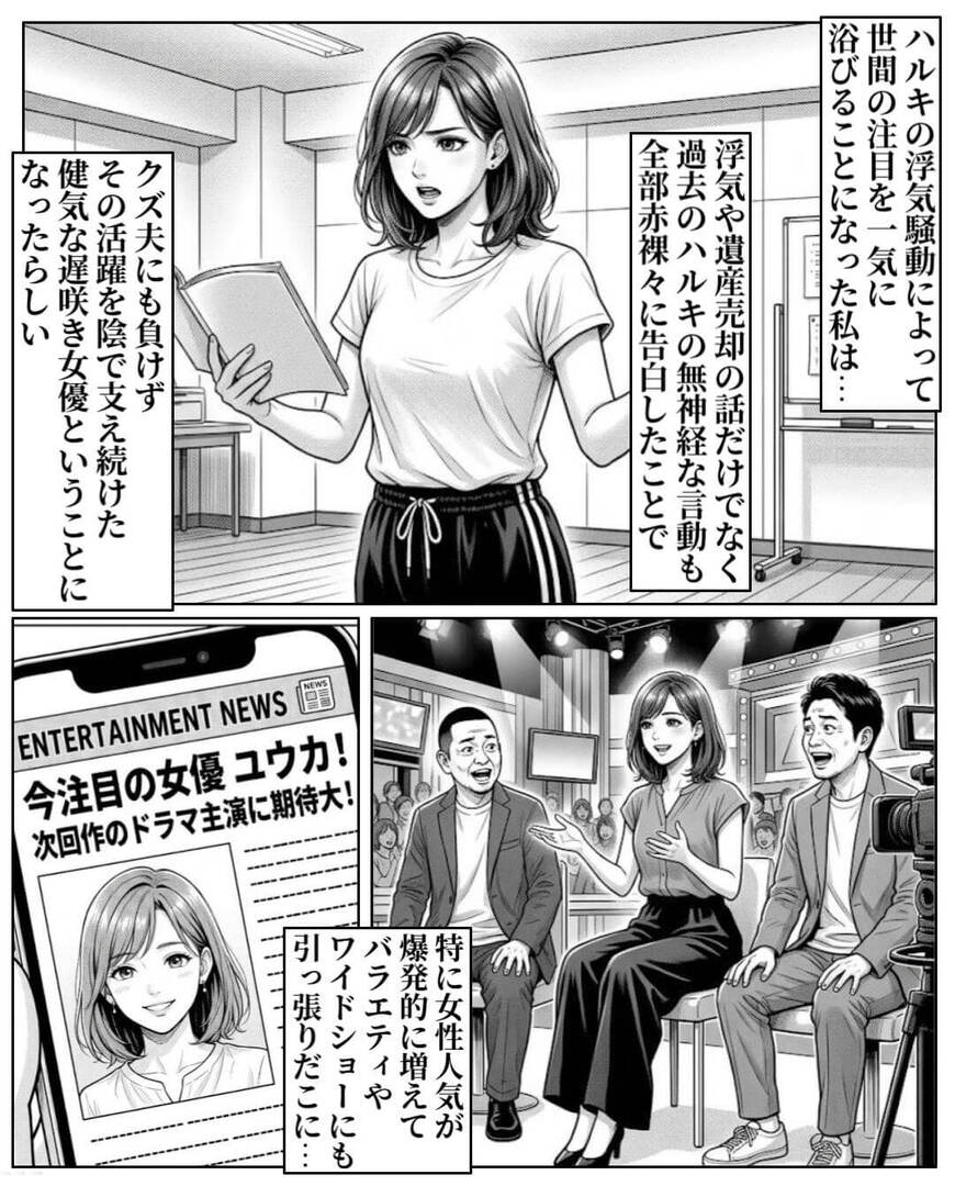 売れない舞台女優が大逆転…!?浮気夫に奪われた遺産を取り戻すまで＃10