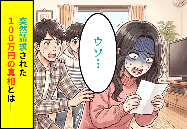 突然『100万円のクレカ請求』が届いた義妹。直後⇒判明した【衝撃の事実】に「ウソ…」