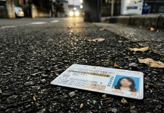 道端で…落とし物の"運転免許証"を拾った私。交番に届けた翌日⇒持ち主に渡された【2万円超え】のお礼に「え！？」