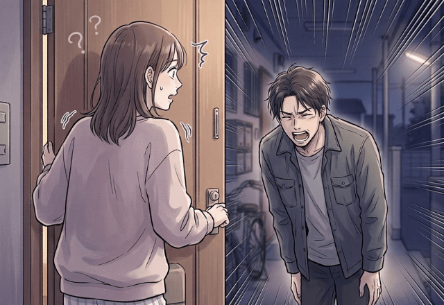 夜の自宅で…「俺が悪かった！」突然玄関で叫ぶ見知らぬ男性。直後⇒判明した【衝撃の正体】に思わず絶句…