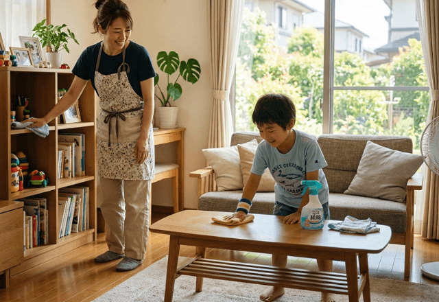 夏休みのお手伝いで自己肯定感アップ！小1からできるお手伝い10選