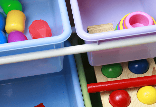 おもちゃの片付けはこれでOK！子どもが自分でできる収納術