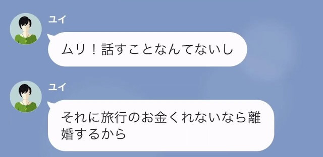 【LINE】浮気旅行しまくる妻「連絡してきたら罰金1万円ね」→要望通り一切連絡しなかった結果、妻はすべてを失うことに＃5