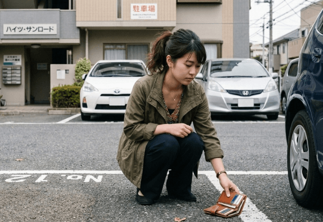 駐車場で…「お財布落ちてましたよ」隣人に届けた私。翌日⇒手渡された【豪華すぎるお礼】に大歓喜！？