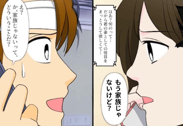 旅行中に事故に遭い…夫「介護してくれない？」⇒妻「もう家族じゃないけど？」真実を伝えた結果