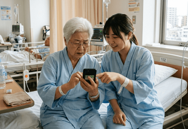入院中で…スマホの操作ができないおばあさんを助けた私。後日⇒渡された【高価すぎるお礼】に「え！？」