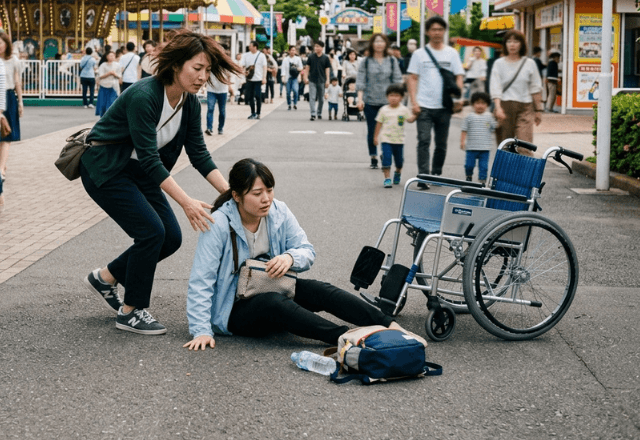 遊園地で…突然倒れた車椅子の女性を助けた私。直後⇒提案された【まさかのお礼】に大歓喜！？