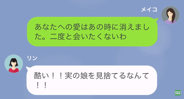 【LINE】浮気夫の味方をして私を追い出した実の娘#8