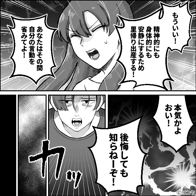 妊娠8ヶ月の妻を放置して「一人外食」したモラ夫の末路＃4