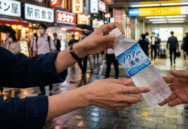 駅前で…「どうぞ」酔っ払いに水を1本あげた私。数日後⇒酔っ払いの正体と"豪華すぎるお礼"に「ウソ…！？」