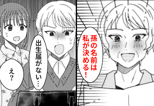 「孫の名前は私が決める！」出生届を盗んだ義母…しかし後日⇒私と夫の”意外な仕返し”に義母が青ざめて…