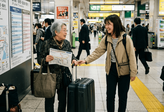 駅で…「大丈夫？」乗り換えに困るおばあさんを案内した私。数日後⇒【カゴいっぱいのお礼】に大歓喜！？