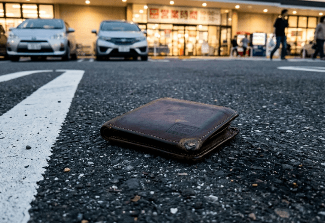 駐車場で…財布を拾ったので慌てて交番へ届けた私。数日後⇒持ち主から渡された『豪華すぎるお返し』に「ウソ！？」