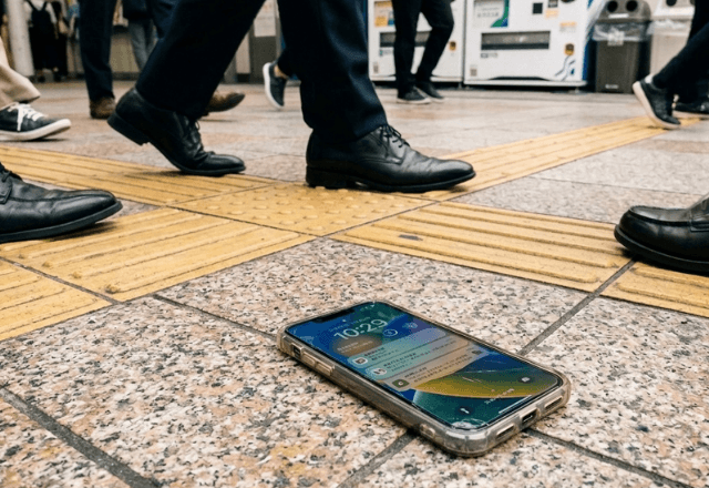 駅前で…"落ちていた携帯電話"を交番に届けた私。後日⇒持ち主から渡された【まさかの謝礼】に「ウソ！？」